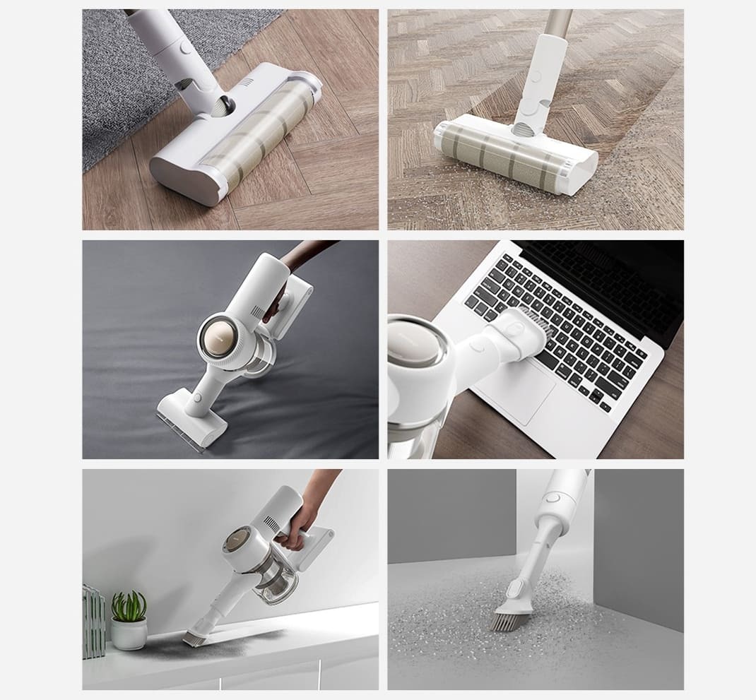 Беспроводной ручной пылесос Xiaomi Dreame V10 Boreas Vacuum Cleaner (White/Белый)